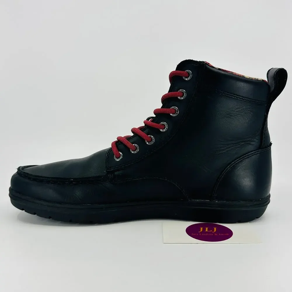 Lems Men's Boulder Boot Leather Zero Drop Barefoot Minimalist Boots Size 9.5